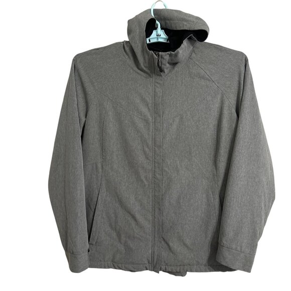 Kirkland Signature Ladies Gray Softshell Waterproof Jacket XXL Velour Lining - Picture 1 of 7